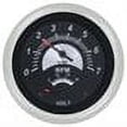 thumbnail image 2 of Sierra S5M-67364P 3 in. 7K Hour Meter Sterling Series Tachometer - Black, 2 of 2