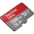 SanDisk 128GB Ultra Micro SDXC Memory Card Class 10 + Adapter SDSQUAR