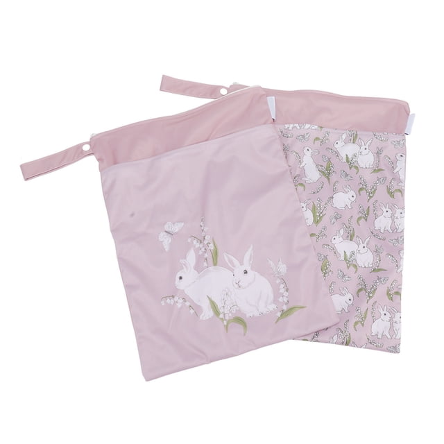 Bolsa seca húmeda para pañales de tela NikouMX 2 piezas impermeable 29 x 40 cm