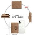 thumbnail image 2 of LOUEBICA Small Wallets for Women Leather Bifold RFID Blocking Card Holder Compact Wallet Women with Zipper Coin Pocket, 2 of 7