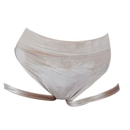 yunLCZ Womens Seamless Hipster Underwear Women s Solid Color Pleated Sexy Hot Pants High Waist Fun Buttock Lifting Sweatpants Wasit Hipster Brief Panties for Ladies
