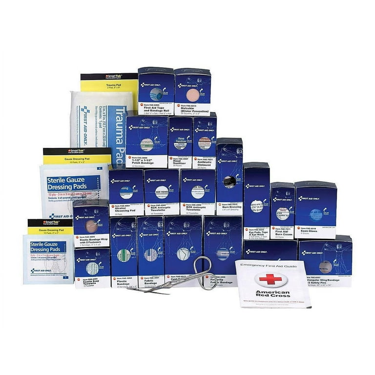 First Aid Only 50-Person SmartCompliance First Aid Cabinet Refill - 202 x Piece(s) - 1 / Box First Aid Only 50-Person SmartCompliance First Aid Cabinet Refill - 202 x Piece(s) - 1 / Box