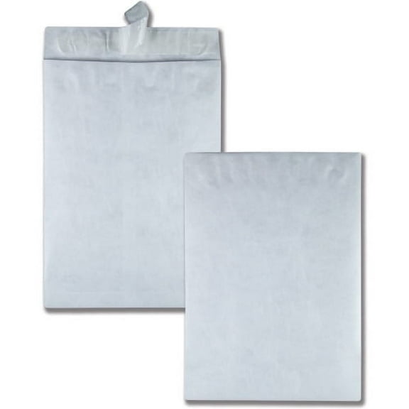 Quality Park Tyvek Jumbo Survivor Envelopes Catalog - 13" Width x 19" Length - 18 lb - Self-sealing - Tyvek - 25 / Box - White