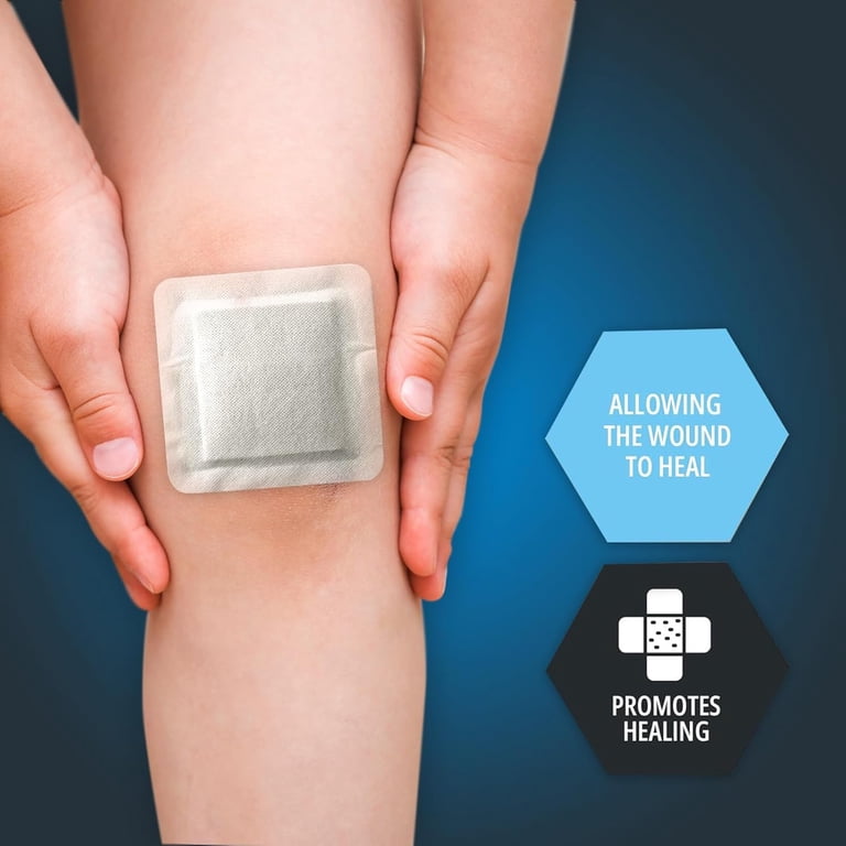 waterproof dressing Bandage, Large Clear Adhesive Dressing, 4 * 6inch 10pcs : Health & Household abrasions and minor burns Transparent Film Dressing Waterproof
