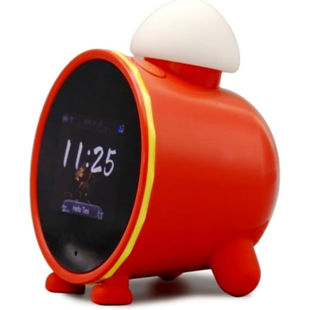 AI Clock Smart Clock with ChatGPT, WiFi Connect Voice Assistant Sound Clock Alarm with 2.8-Inch to Wake Alarm Clock for Toddlers and Kids