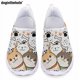 thumbnail image 1 of Zapatos planos casuales Doginthehole para mujer, nuevos y bonitos zapatos de enfermera blancos con diseño de cachorro de dibujos animados, zapatos clásicos de malla transpirables sin cordones, 1 of 5