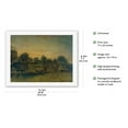 thumbnail image 2 of Rural Village at Dusk - Nuenen Netherlands - From an Original Color Painting by Vincent van Gogh c.1884 - Japanese Unryu Rice Paper Art Print (Unframed) 17 x 22 in, 2 of 4