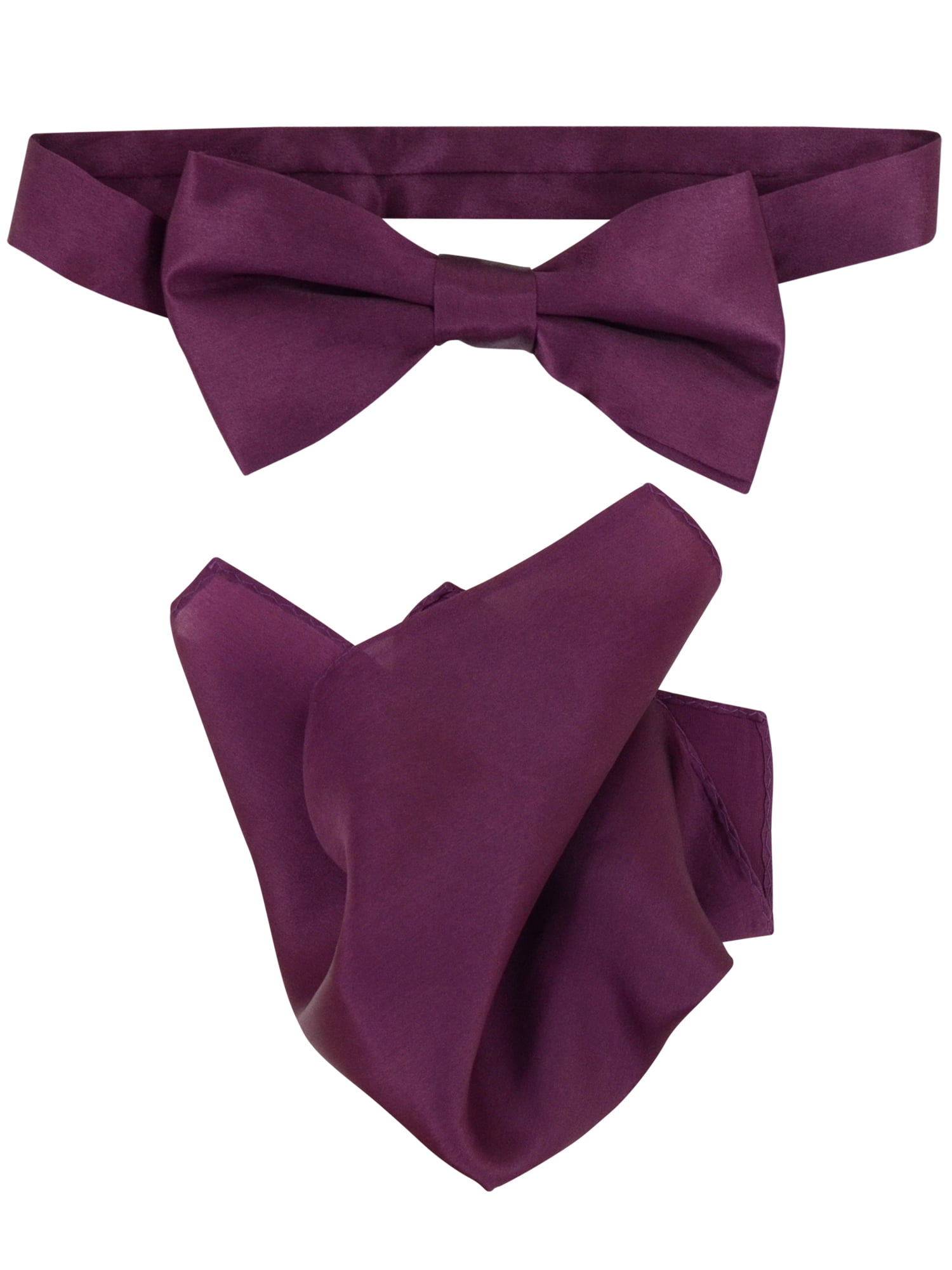 SILK Cumberbund /& BowTie Egg Plant Mens Cummerbund /& Bow Tie Set