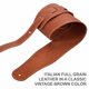 thumbnail image 3 of Correa para guitarra Nefelibata de cuero plena flor, 7.62 cm de ancho, 3 of 7