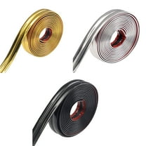 BE-TOOL Self-Adhesive Inside & Outside Wall Corner Molding Trim Edging Strip for Door Doorway Floor Carpet Wall Gold/Sliver/Black