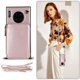 thumbnail image 2 of Funda tipo cartera para Huawei Mate 30 Pro con tarjetero y correa para el hombro para mujer, 2 of 5