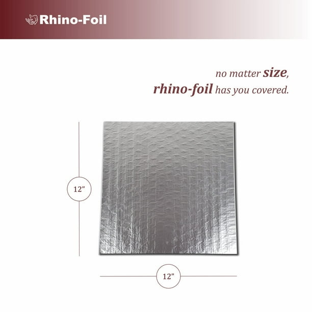 Rhino-Foil 12 x 12 Inch Insulated Foil Wrap - Pack of 1000