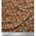 thumbnail image 1 of Soimoi Silk Fabric Flower Artistic Print Fabric by The Yard 42 Inch Wide, 1 of 3