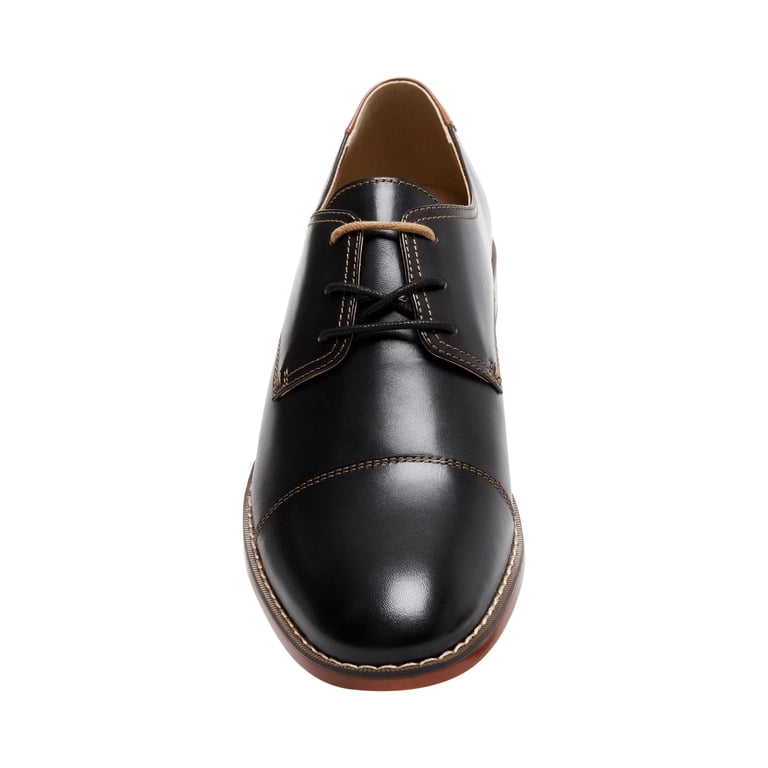 George Black Cap Toe Oxford Mens Dress Shoes - Size 12 George Men main image 3