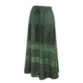 thumbnail image 2 of Vedolay Midi Skirts Women's Asymmetrical Skirt - Cascade Asymmetric Flowy Handkerchief High Low Irregular Hem Elastic Waist Midi,Green M, 2 of 5