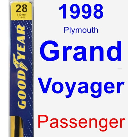 Plymouth Grand Voyager Wiper - 1998 Plymouth Grand Voyager Passenger Wiper Blade - Premium