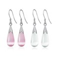 thumbnail image 4 of Qarigey Pendientes colgantes de 2 uds., joyería encantadora, artículo de moda delicado, accesorio para orejas, decoración para mujer, regalo de Ropa, zapatos y accesorios Miscelánea 403 rosa Qarigey AP016136-01, 4 of 6