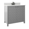 thumbnail image 5 of Twin Star Home 36” Single Bathroom Vanity with Top, Huron Gray, 5 of 8