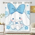 thumbnail image 2 of Cinnamoroll Blackout Curtains for Boys Girls Home Decor, Cartoon Fun Insulation Curtains, Bedroom Living Room Blackout Curtains 140x160cm, 2 of 5