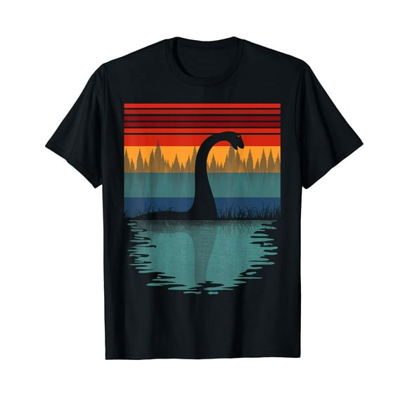 Loch Ness Monster Nessie Cool Vintage Cryptid Men Women T-Shirt