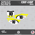 thumbnail image 3 of Kalair GFX Graphics Kit for Honda CRF110F (2019-2024) Speed Series, 3 of 5