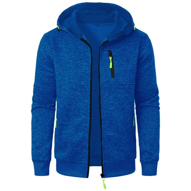 WILLBEST Sudaderas Navideñas Men'S Sports Fitness Leisure Jacquard Hooded Sweatshirt Hooded Jacket Knitted Cardigan XXGrande