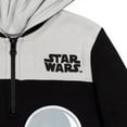 thumbnail image 3 of Star Wars The Child Little Boys Fleece Half Zip Hoodie Toddler to Big Kid, 3 of 5