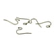 thumbnail image 4 of 200 Uds gancho de oreja francés pendientes de alambre de oreja conector joyería DIY manualidades, 4 of 9