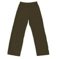 thumbnail image 5 of Mens Work Pants Stretch Pants For Men New Men's Corduroy Loose Solid Casual Elastic Waistband Straight Cropped Trousers, 5 of 8