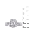 thumbnail image 2 of Everly Women's Diamond 10k White Gold Bridal Set, 2 of 8