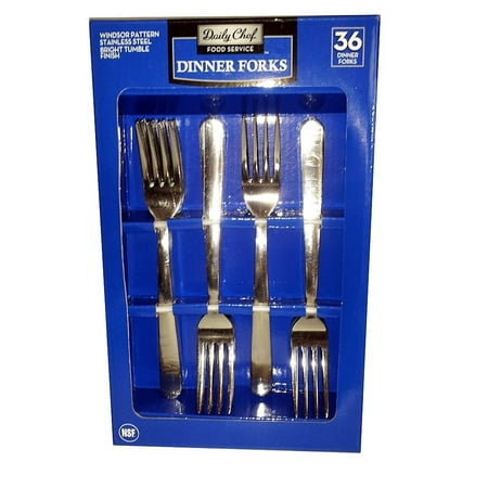 Daily Chef Dinner Forks, 36 Pc