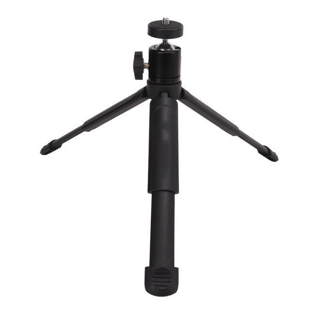 EOTVIA Tripod, Desktop Tripod 2 Sections Retractable Mini Tripod For Live Streaming Phone Camera Stand,Desktop Phone Tripod