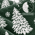 thumbnail image 3 of LOMYOLO Christmas Throw Pillow Covers Set of 2, 20x20IN Chenille Double Side Xmas Decorative Pillow Covers Soft Farmhouse Holiday Cushion Covers for Sofa Couch Bed, Christmas Tree Reindeer Snowflake, 3 of 8
