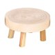 thumbnail image 1 of M Taburete de madera maciza impreso, soporte para maceta, banco redondo, planta y base suculenta, 1 of 5