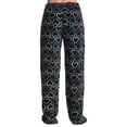 thumbnail image 3 of Just Love Women's Plush Pajama Pants 6339-V-10770-M (Medium, Black - Chalk Hearts), 3 of 3