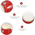 thumbnail image 4 of HLONK 1 Set Portable Sheepskin Waist Drum Hand Drum for Celebration Performance, 4 of 7