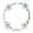 Blue, variant on Dserhfy Floral Crown Women Girls Artificial Flower Headband Adjustable Bride Hair Wreath Photo Prop for Wedding Bridal Shower Cosplay Dress-up