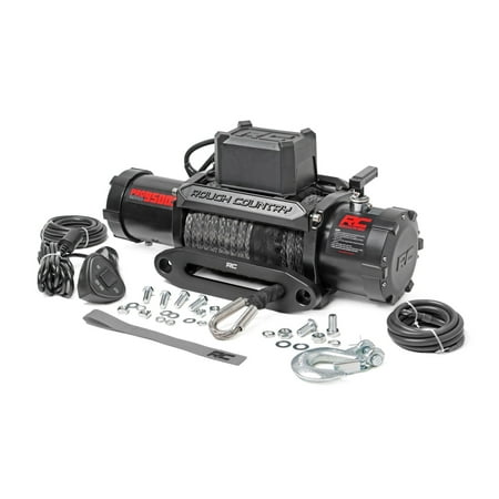 Rough Country PRO9500S 9500Lb Pro Series Electric Winch | Synthetic Rope