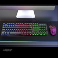 thumbnail image 3 of T13 3pcs / Set Teclado con cable USB 2400DPI Ratones Mouse Pad Combos Kit (Negro) Tmvgtek Para Estrenar, 3 of 9