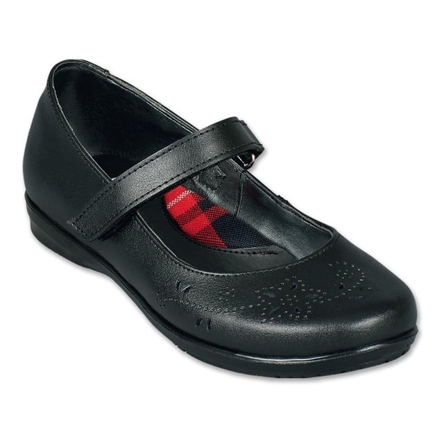 Zapatos Para Niña Casuales Escolares Tipo Piel Negros negro 18 Incógnita 031A51