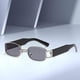 thumbnail image 4 of Gafaol de estilo retro Mujeres Hombres Protección Gafaol Plata Hugo Gafas de moda, 4 of 8