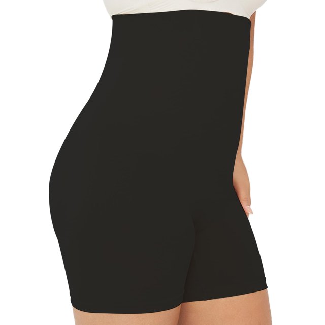 Pantalones cortos Shapewear AMRIY Tummy Control de cintura alta negros XXXL