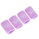 thumbnail image 3 of 2 pares de muñequeras deportivas absorbentes de sudor para baloncesto, muñequeras deportivas de poliéster y algodón para hombres y mujeres, color morado, 3 of 15