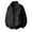 Black, variant on Men's Contemporary Leather Jacket with Round Neck and Zipper Pocket, Long Sleeve Versatile Piece for Casual Outfits