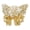 Khaki, variant on Eye-Catching Sequins Butterfly Applique for Clothes Hat Sewing Patches Scarf Wedding Dress Decors Accessories