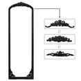 thumbnail image 5 of Wooden Arch Mirror Wall Mirror Vintage Decorative Mirror for Living Room Bedroom 71"x31",Black, 5 of 6