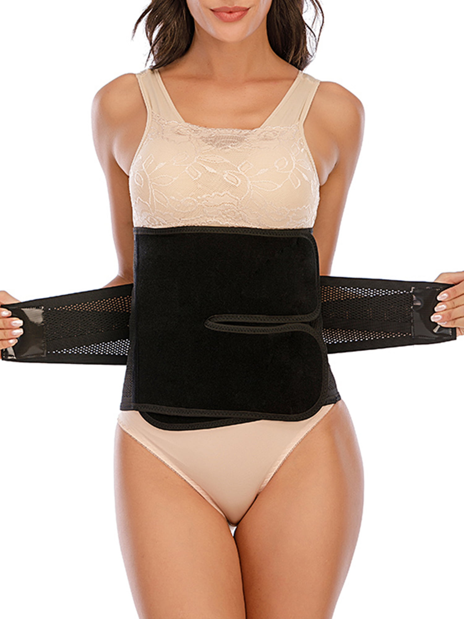 Size S Exceart Women Belly Reocvery Wrap Abdominal Support Girdle Belt Waist Slimming Belt Postpartum After Pregnancy Belly Band for Women