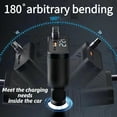thumbnail image 3 of Portable Retractable Car Charger Car Accessories 120W Fast Charging USB C Car, 3 of 9