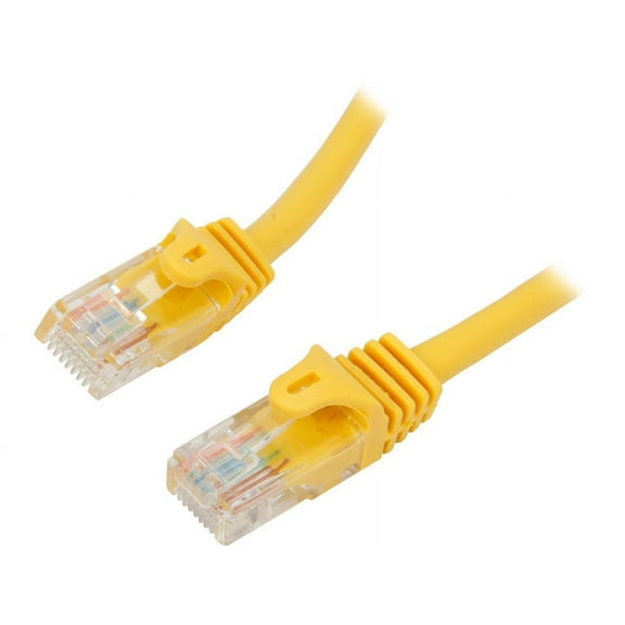 StarTech.com 45PATCH10YL 10 ft. Cat 5E Yellow Snagless UTP Patch Cable