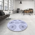 thumbnail image 4 of Ahgly Company Tapis Rectangulaire Lavable en Machine Intérieur Transitionnel Lavande Bleu, 4 Pieds x 6 Pieds, 4 of 7